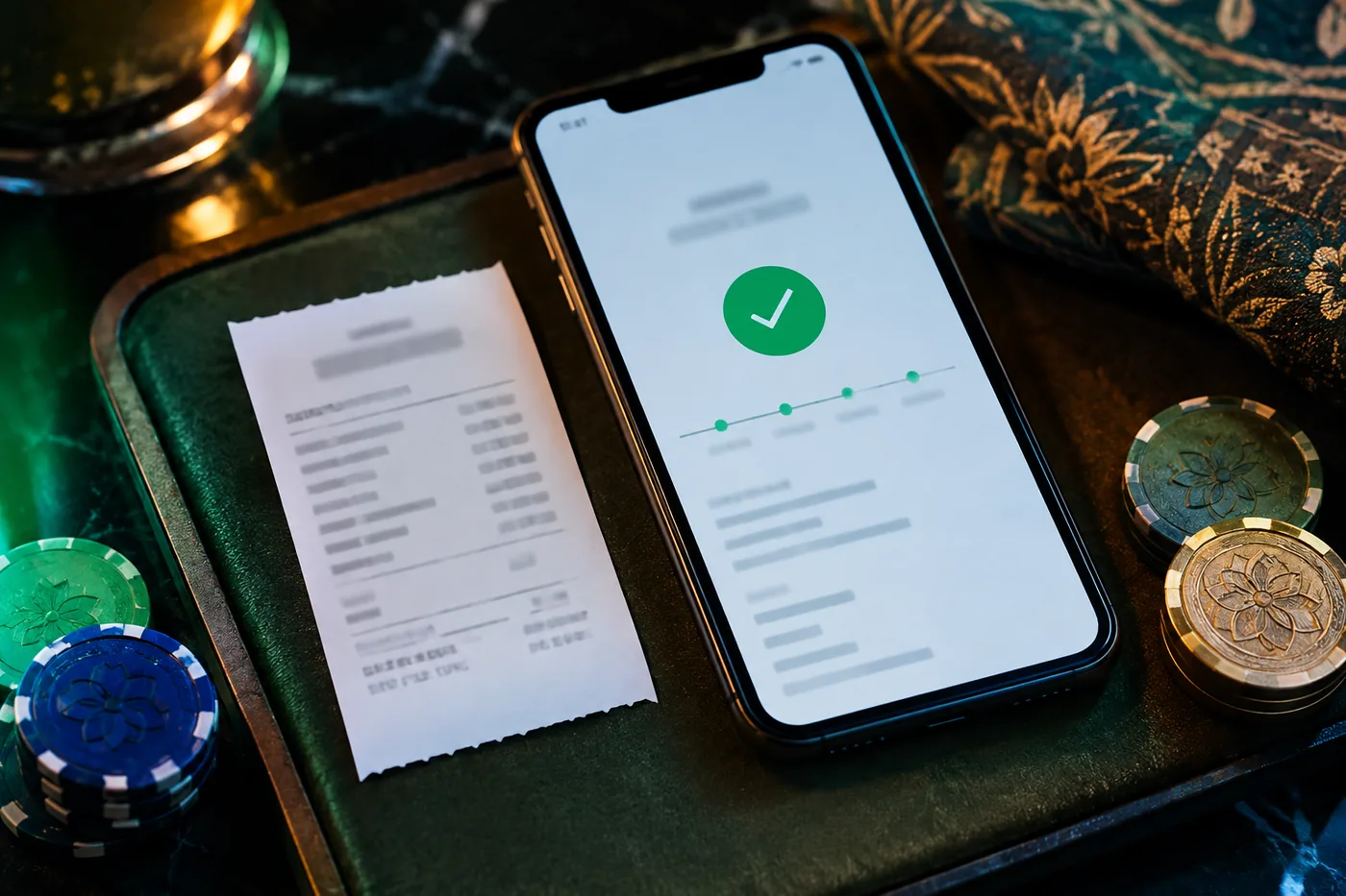 Pemeriksaan bukti transaksi digital dan nominal rupiah